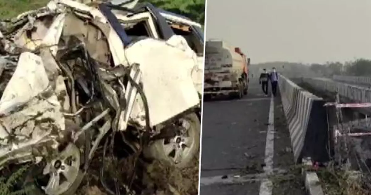 ബി.ജെ.പി എം.എൽ.എയുടെ മകനടക്കം ഏഴ് മെഡിക്കൽ വിദ്യാർഥികൾ വാഹനാപകടത്തിൽ മരിച്ചു ബി.ജെ.പി എം.എൽ.എയുടെ മകനടക്കം ഏഴ് മെഡിക്കൽ വിദ്യാർഥികൾ വാഹനാപകടത്തിൽ മരിച്ചു