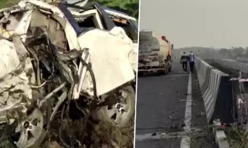 ബി.ജെ.പി എം.എൽ.എയുടെ മകനടക്കം ഏഴ് മെഡിക്കൽ വിദ്യാർഥികൾ വാഹനാപകടത്തിൽ മരിച്ചു ബി.ജെ.പി എം.എൽ.എയുടെ മകനടക്കം ഏഴ് മെഡിക്കൽ വിദ്യാർഥികൾ വാഹനാപകടത്തിൽ മരിച്ചു