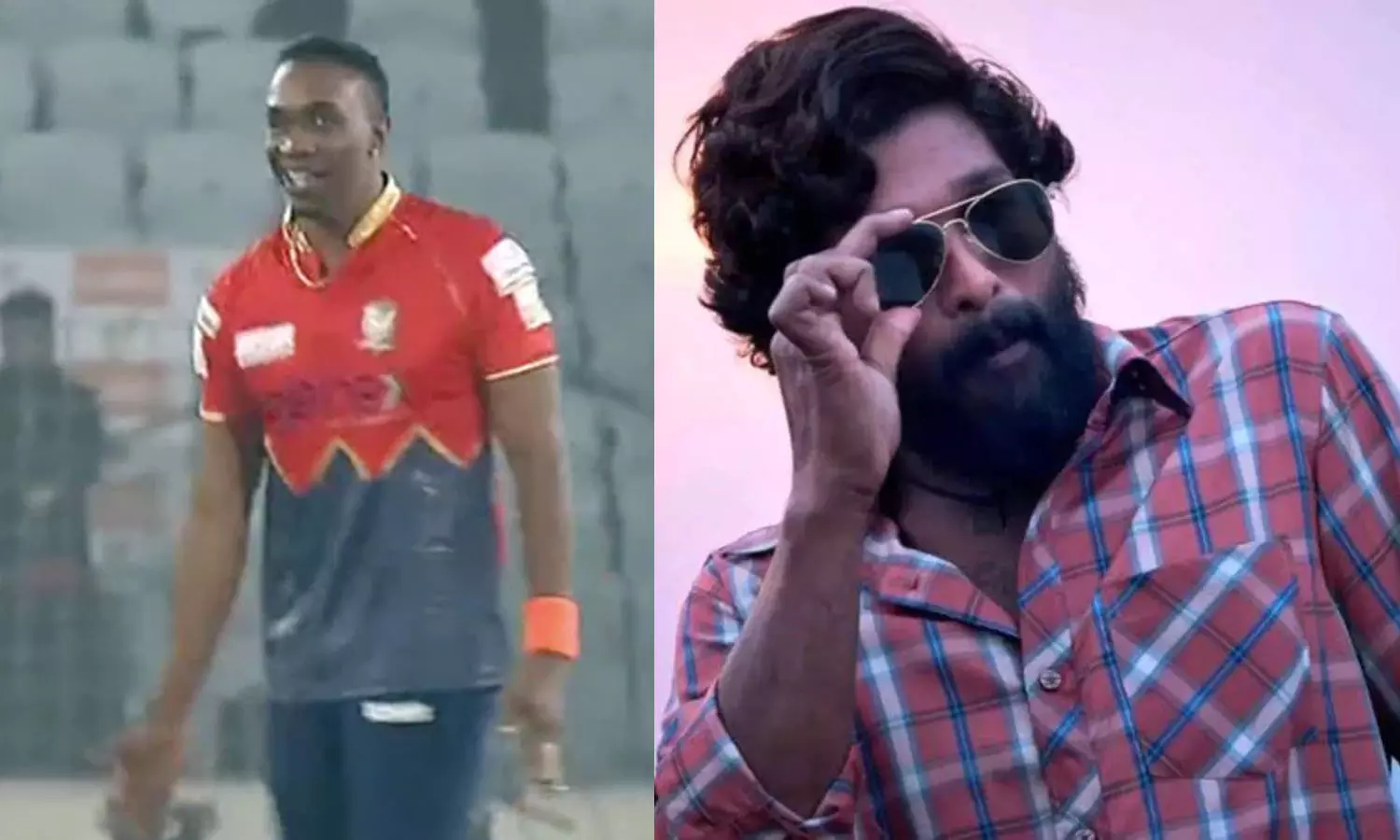 പുഷ്പ നടത്തവുമായി ഡ്വെയ്ൻ ബ്രാവോ: വൈറലായി വിക്കറ്റ് ആഘോഷം