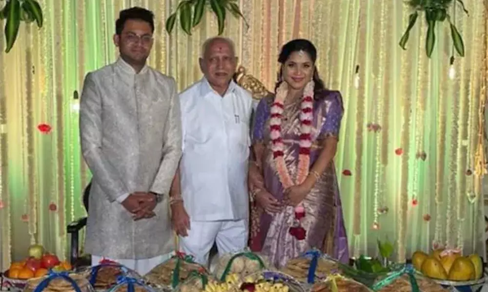 യെദ്യൂരപ്പയുടെ കൊച്ചുമകൾ ബംഗളൂരുവിലെ അപ്പാർട്‌മെന്റിൽ ആത്മഹത്യ ചെയ്തു