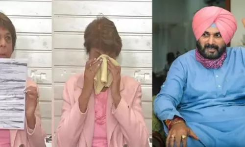 ക്രൂരൻ; പണത്തിനു വേണ്ടി അമ്മയെ വൃദ്ധസദനത്തിൽ തള്ളിയവൻ; തെരഞ്ഞെടുപ്പിനു തൊട്ടുമുന്‍പ് സിദ്ദുവിനെ വെട്ടിലാക്കി സഹോദരി