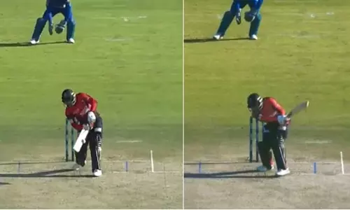 വൈറലായി റാഷിദ് ഖാന്റെ കണ്ണുംപൂട്ടിയുള്ള സിക്‌സർ