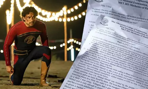 എഞ്ചിനിയറിങ് ചോദ്യപ്പേപ്പറിലും മിന്നൽ തരംഗം