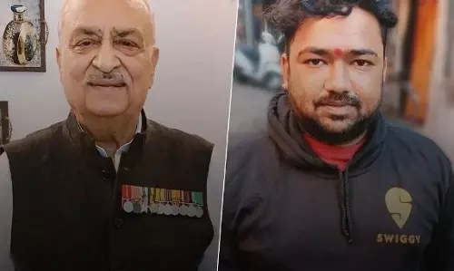 അവനാണ് യഥാർത്ഥ രക്ഷകൻ സ്വിഗ്ഗി ജീവനക്കാരന് ഹൃദയത്തിൽ തൊട്ട് നന്ദി പറഞ്ഞ് മുൻസൈനികൻ