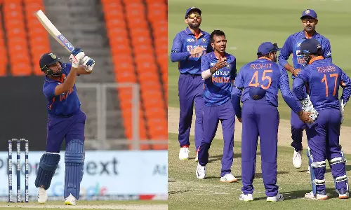 ബാറ്റിങിൽ രോഹിത് ബൗളിങിൽ ചഹൽ: ആദ്യ ഏകദിനത്തിൽ ഇന്ത്യക്ക് ജയം ബാറ്റിങിൽ രോഹിത് ബൗളിങിൽ ചഹൽ: ആദ്യ ഏകദിനത്തിൽ ഇന്ത്യക്ക് ജയം