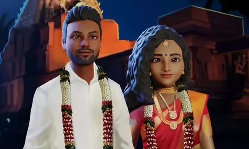 ബന്ധുക്കൾക്കൊപ്പം പരേതനായ പിതാവും ചടങ്ങിൽ;   മെറ്റാവേഴ്സിൽ വിവാഹ സൽക്കാരം നടത്തി ദമ്പതികൾ