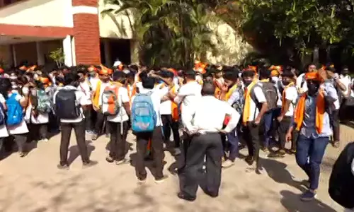 ഹിജാബ് വിവാദം: കർണാടകയിലെ സ്‌കൂളുകളും കോളജുകളും മൂന്ന് ദിവസത്തേക്ക് അടച്ചു