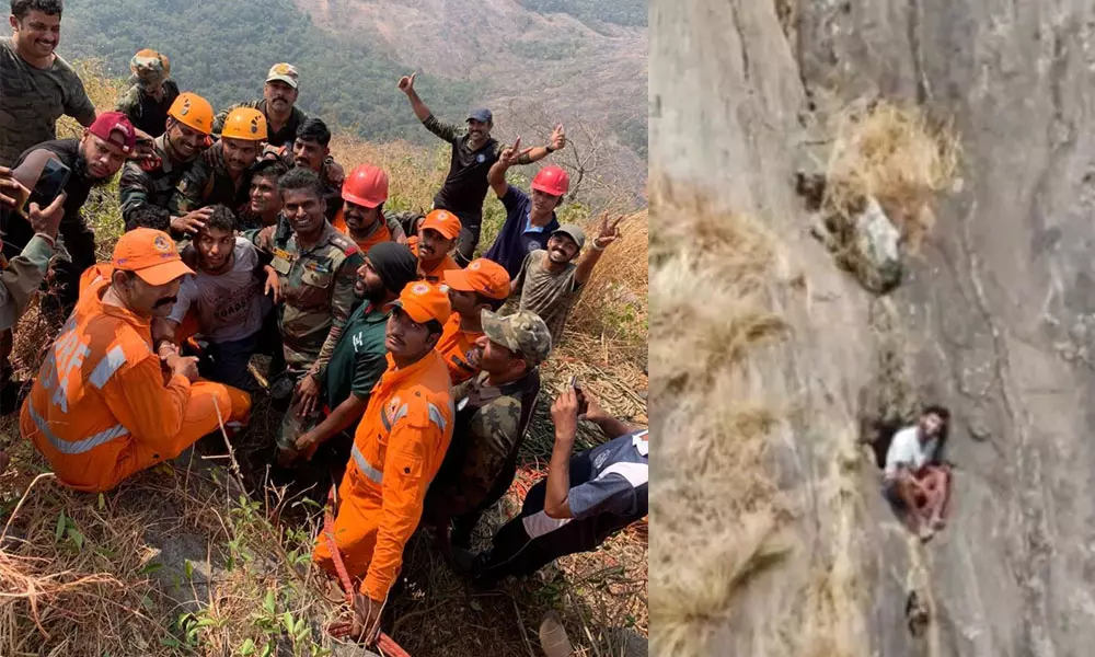 ബാബുവിനെ കരുതലോടെ ചേര്ത്തുപിടിച്ച് സൈന്യം; സല്യൂട്ട് ആർമി ബാബുവിനെ കരുതലോടെ ചേര്ത്തുപിടിച്ച് സൈന്യം; സല്യൂട്ട് ആർമി