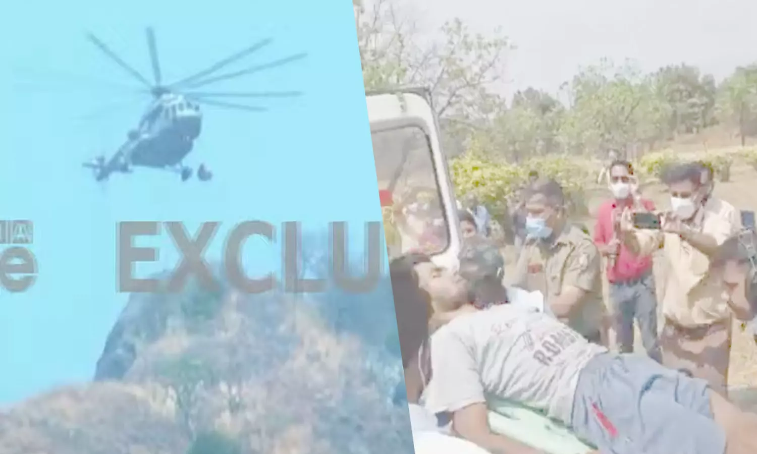 എയര്ലിഫ്റ്റ് ചെയ്ത യുവാവിനെ ആശുപത്രിയിലെത്തിച്ചു; ബാബു അവശനിലയില് എയര്ലിഫ്റ്റ് ചെയ്ത യുവാവിനെ ആശുപത്രിയിലെത്തിച്ചു; ബാബു അവശനിലയില്