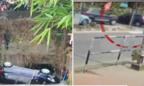 അടൂരിലെ അപകടം: കാർ അമിതവേഗത്തിൽ കനാലിലേക്ക് ഇടിച്ചിറങ്ങി, അരമണിക്കൂർ വെള്ളത്തിൽ