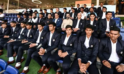 ഇന്ത്യ -വെസ്റ്റിന്‍ഡീസ് രണ്ടാം ഏകദിനം കാണാന്‍  അണ്ടര്‍ -19 ലോക ചാമ്പ്യന്മാരെത്തി