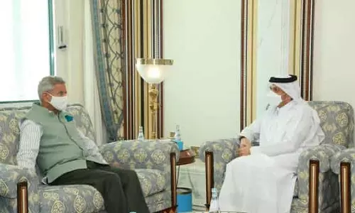 വിദേശകാര്യ മന്ത്രി എസ്. ജയശങ്കർ ഖത്തർ വിദേശകാര്യമന്ത്രിയുമായി കൂടിക്കാഴ്ച നടത്തി