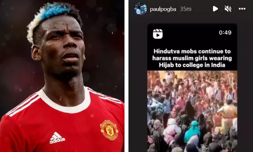 കർണാടകയിലെ ഹിജാബ് വിഷയത്തിൽ പ്രതികരണവുമായി യുണൈറ്റഡ് താരം പോൾ പോഗ്ബ