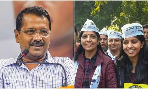 സ്ത്രീ വോട്ടുകളുറപ്പിക്കാൻ ആം ആദ്മി പാര്‍ട്ടി; കേജ്‍രിവാളിന്‍റെ ഭാര്യയും മകളും പ്രചാരണരംഗത്ത്