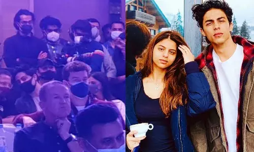 ഷാരൂഖ് ഇല്ല, പകരമെത്തിയത് ആര്യനും സുഹാനയും