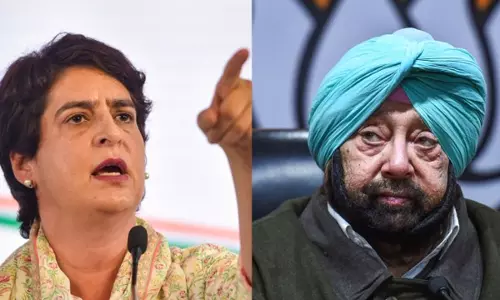 അമരീന്ദർ സിംഗിനെ മാറ്റിയത് സർക്കാരിനെ ഡൽഹിയിൽ നിന്നും ബി.ജെ.പി നിയന്ത്രിച്ചതിനാൽ: പ്രിയങ്ക ഗാന്ധി