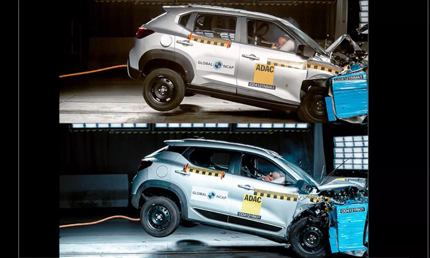 ഗ്ലോബൽ എൻകാപ്പ് ക്രാഷ് ടെസ്റ്റിൽ 4 സ്റ്റാർ റേറ്റിങ് നേടി കൈഗറും മാഗ്നൈറ്റും ഗ്ലോബൽ എൻകാപ്പ് ക്രാഷ് ടെസ്റ്റിൽ 4 സ്റ്റാർ റേറ്റിങ് നേടി കൈഗറും മാഗ്നൈറ്റും