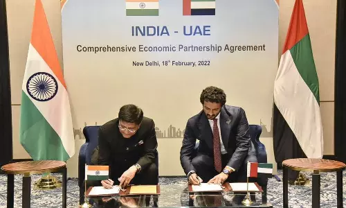 ഇന്ത്യയും യു.എ.ഇയും തമ്മിൽ സമഗ്ര സാമ്പത്തിക പങ്കാളിത്ത കരാർ ഒപ്പുവെച്ചു