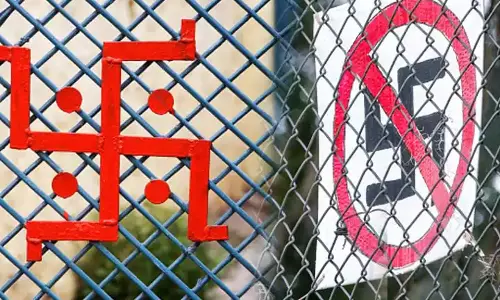 സ്വസ്തിക നിരോധിക്കാൻ കാനഡ; എതിർപ്പറിയിച്ച് ഇന്ത്യ സ്വസ്തിക നിരോധിക്കാൻ കാനഡ; എതിർപ്പറിയിച്ച് ഇന്ത്യ