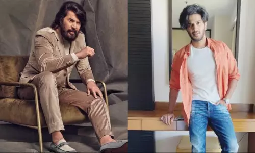 സീനിയറുമായി പിടിച്ചുനിൽക്കണ്ടേ...; ലുക്കിനെക്കുറിച്ചുള്ള കമന്‍റിന് ദുൽഖറിന്‍റെ മറുപടി