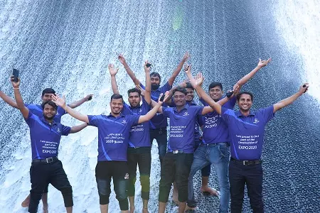 എക്സ്പോ നഗരിയുടെ നിര്മാതാക്കള് ദുബൈ എക്സ്പോ വേദിയിലെത്തി എക്സ്പോ നഗരിയുടെ നിര്മാതാക്കള് ദുബൈ എക്സ്പോ വേദിയിലെത്തി