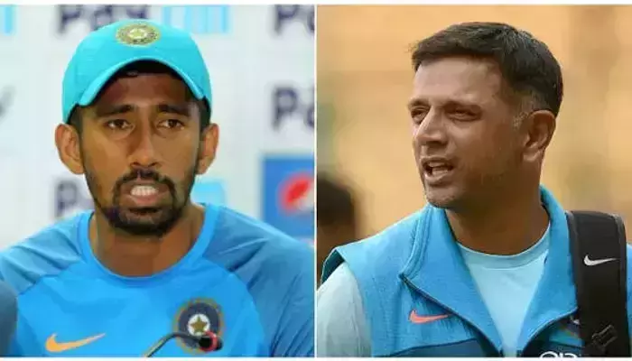 കളിക്കാർ അസ്വസ്ഥരാകുന്നതും വേദനിക്കുന്നതും സ്വാഭാവികമാണ്...; സാഹയ്ക്ക് മറുപടിയുമായി ദ്രാവിഡ്