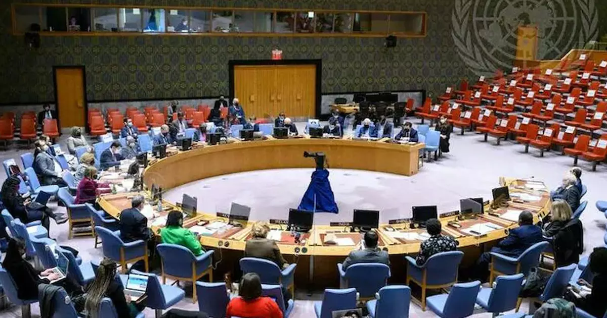 റഷ്യക്കെതിരായ യു.എന് രക്ഷാസമിതിയുടെ പ്രമേയത്തില് ഇന്ത്യ ഒപ്പുവെച്ചേക്കില്ല റഷ്യക്കെതിരായ യു.എന് രക്ഷാസമിതിയുടെ പ്രമേയത്തില് ഇന്ത്യ ഒപ്പുവെച്ചേക്കില്ല