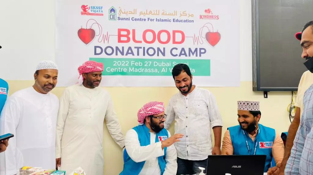 ദുബൈ എസ്കെഎസ്എസ്എഫ് രക്തദാന ക്യാമ്പ് സംഘടിപ്പിച്ചു ദുബൈ എസ്കെഎസ്എസ്എഫ് രക്തദാന ക്യാമ്പ് സംഘടിപ്പിച്ചു