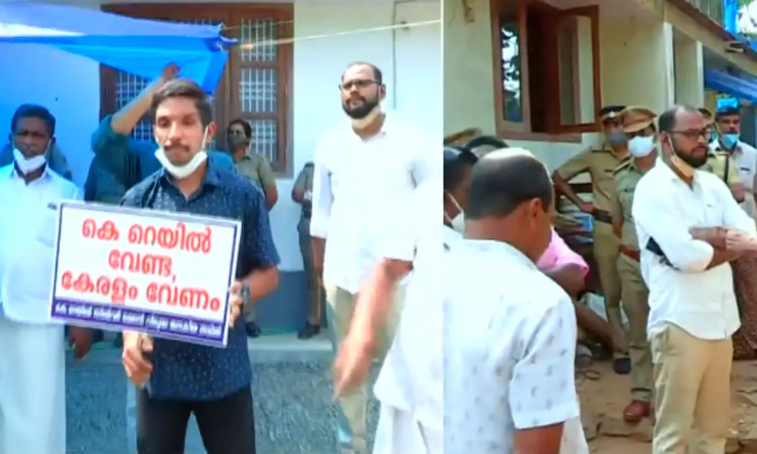 ആലുവയിൽ കെ-റെയിലിനെതിരെ പ്രതിഷേധം; കല്ല് സ്ഥാപിക്കാനെത്തിയ ഉദ്യോഗസ്ഥരെ നാട്ടുകാർ തടഞ്ഞു ആലുവയിൽ കെ-റെയിലിനെതിരെ പ്രതിഷേധം; കല്ല് സ്ഥാപിക്കാനെത്തിയ ഉദ്യോഗസ്ഥരെ നാട്ടുകാർ തടഞ്ഞു