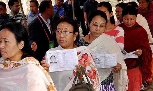 മണിപ്പൂരിൽ ഇന്ന് പോളിങ് ബൂത്തിലേക്ക്