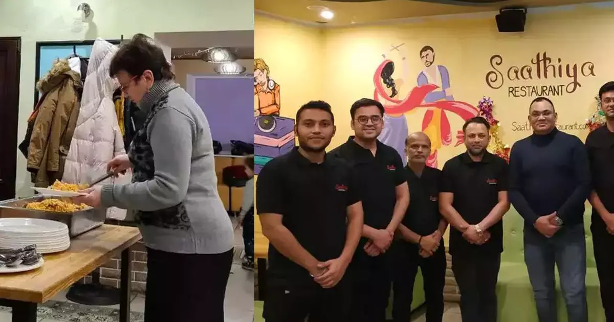 യുദ്ധഭൂമിയിലെ വറ്റാത്ത മനുഷ്യസ്നേഹം; കിയവിൽ സൗജന്യമായി അഭയവും ഭക്ഷണവും നൽകി ഇന്ത്യൻ റസ്റ്റൊറന്റ് യുദ്ധഭൂമിയിലെ വറ്റാത്ത മനുഷ്യസ്നേഹം; കിയവിൽ സൗജന്യമായി അഭയവും ഭക്ഷണവും നൽകി ഇന്ത്യൻ റസ്റ്റൊറന്റ്