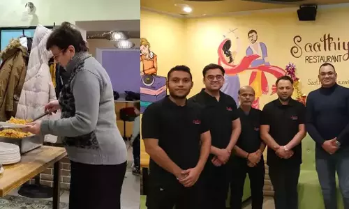 യുദ്ധഭൂമിയിലെ വറ്റാത്ത മനുഷ്യസ്‌നേഹം; കിയവിൽ സൗജന്യമായി അഭയവും ഭക്ഷണവും നൽകി ഇന്ത്യൻ റസ്റ്റൊറന്റ്‌