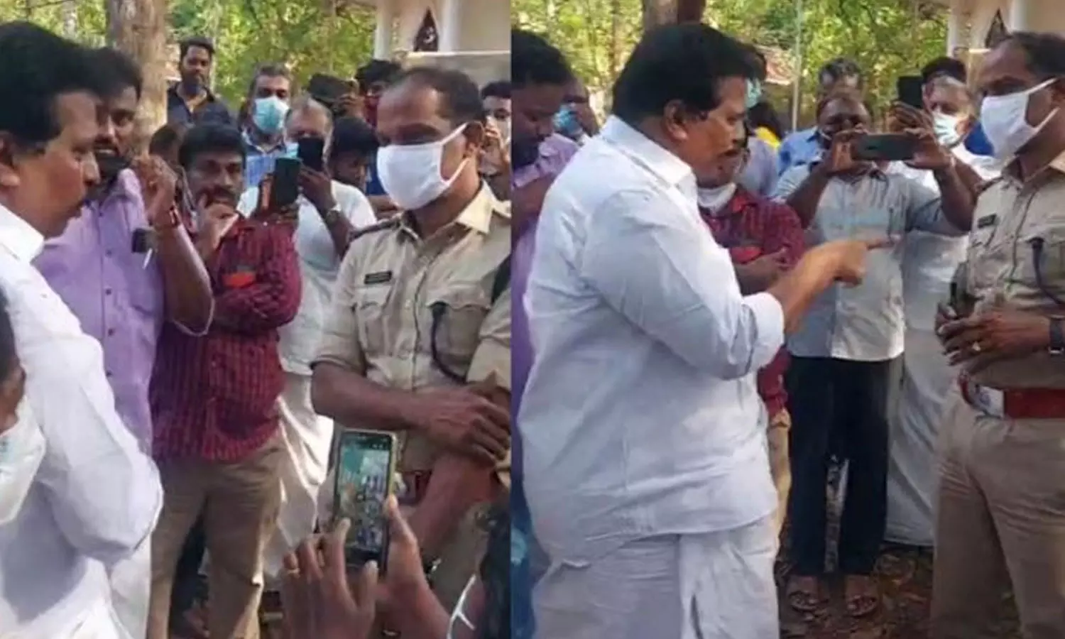 തന്നെക്കാളും വലിയ ആളാടോ ഞാന്; കെ.റെയില് കല്ലിടാന് വന്ന പൊലീസ് ഉദ്യോഗസ്ഥനോട് കയര്ത്ത് കൊടിക്കുന്നില് സുരേഷ് തന്നെക്കാളും വലിയ ആളാടോ ഞാന്; കെ.റെയില് കല്ലിടാന് വന്ന പൊലീസ് ഉദ്യോഗസ്ഥനോട് കയര്ത്ത് കൊടിക്കുന്നില് സുരേഷ്