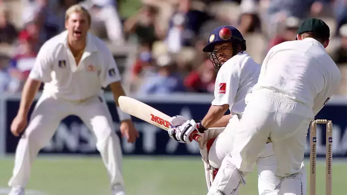 സച്ചിൻ-വോൺ പോര്; ഓർമകളുടെ ക്രീസിൽ ആ കളിക്കാലം സച്ചിൻ-വോൺ പോര്; ഓർമകളുടെ ക്രീസിൽ ആ കളിക്കാലം