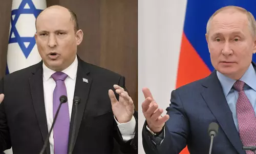 ഇസ്രായേൽ പ്രധാനമന്ത്രി ബെന്നറ്റ് റഷ്യയിൽ; നാളെ നടക്കുന്ന സമാധാനചർച്ചയിൽ  മധ്യസ്ഥനായേക്കും