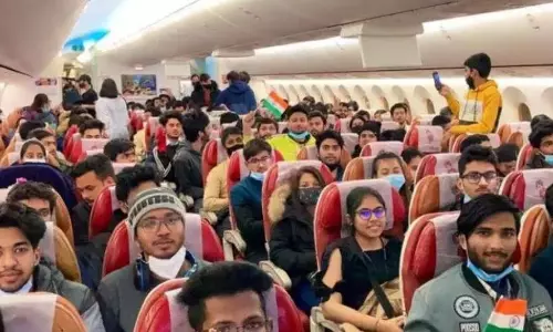 യുദ്ധഭൂമിയിൽനിന്ന് 734 മലയാളി വിദ്യാർത്ഥികൾകൂടി നാടണഞ്ഞു