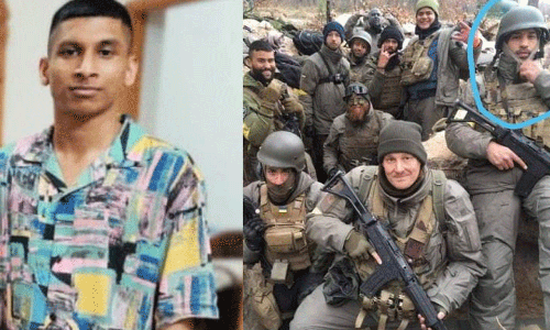 ഇന്ത്യൻ സൈന്യത്തിൽ ചേരാനുള്ള മോഹം നടന്നില്ല; റഷ്യയ്ക്കെതിരെ പോരാടാൻ യുക്രൈൻ സൈനിക കുപ്പായമിട്ട് തമിഴ്നാട് സ്വദേശി ഇന്ത്യൻ സൈന്യത്തിൽ ചേരാനുള്ള മോഹം നടന്നില്ല; റഷ്യയ്ക്കെതിരെ പോരാടാൻ യുക്രൈൻ സൈനിക കുപ്പായമിട്ട് തമിഴ്നാട് സ്വദേശി