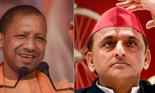 യു.പിയില്‍ ബി.ജെ.പി ലീഡ് ചെയ്യുന്നു; തൊട്ടുപിന്നില്‍ എസ്.പി