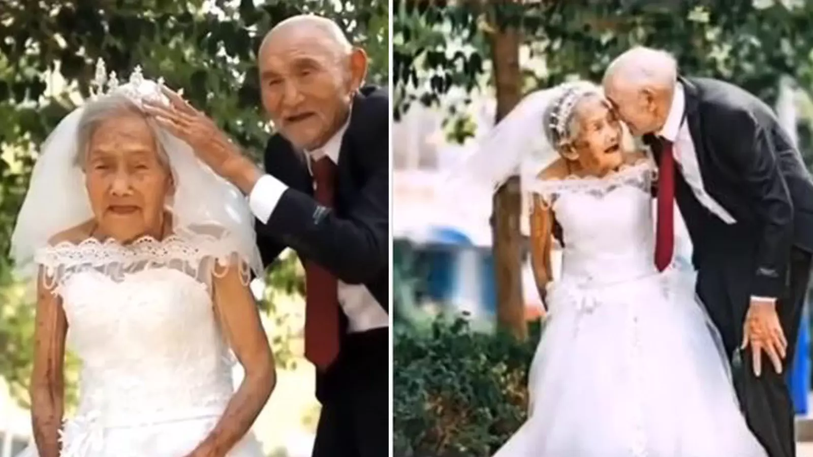 ക്യൂട്ട് ആന്റ് സ്വീറ്റ് കപ്പിൾ; ഹൃദയം കവർന്ന് ചൈനയിലെ പ്രായമേറിയ ദമ്പതികളുടെ 90ാം വിവാഹ വാർഷിക വീഡിയോ