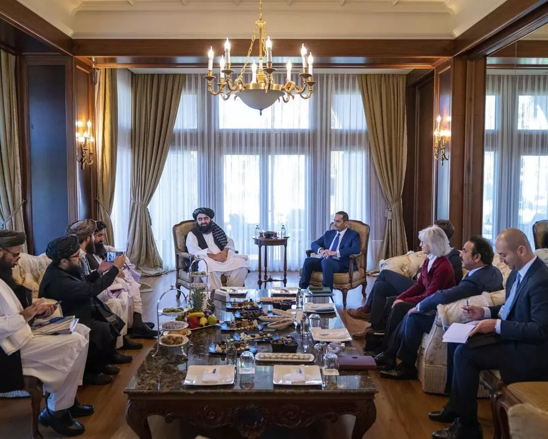 തുര്‍ക്കിയില്‍ അമേരിക്ക-അഫ്ഗാന്‍ കൂടിക്കാഴ്ച; ഡിപ്ലോമസി ഫോറത്തിനിടെ   ഖത്തറാണ് ചര്‍ച്ചയ്ക്ക് മുന്‍കൈയെടുത്തത്