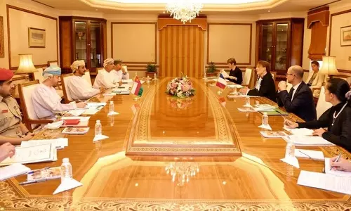 ഒമാന്-ഫ്രാന്സ് വിദേശ കാര്യ മന്ത്രാലയങ്ങള് തമ്മില് കൂടി കാഴ്ച നടത്തി ഒമാന്-ഫ്രാന്സ് വിദേശ കാര്യ മന്ത്രാലയങ്ങള് തമ്മില് കൂടി കാഴ്ച നടത്തി