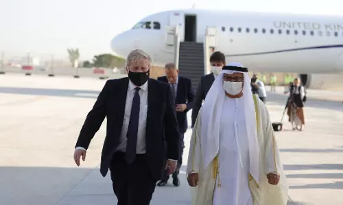ബ്രിട്ടീഷ് പ്രധാനമന്ത്രി ബോറിസ് ജോണ്‍സന്‍ യു.എ.ഇയില്‍