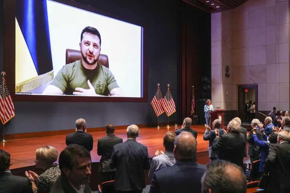 സഹായം വേണം, ഇപ്പോഴാണ് ഞങ്ങൾക്ക് നിങ്ങളെ ആവശ്യം; യു.എസ് കോൺഗ്രസിൽ സെലൻസ്‌കി