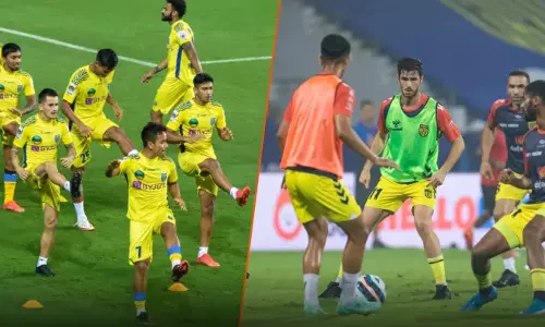 ഐ.എസ്.എല്ലിൽ കന്നിക്കിരീടം ലക്ഷ്യമിട്ട് ബ്ലാസ്‌റ്റേഴ്‌സും ഹൈദരാബാദ് എഫ്.സിയും