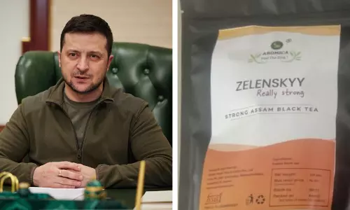 ഇനി കുടിക്കാം സ്‌ട്രോങ് സെലൻസ്‌കി ടീ; യുക്രൈൻ പ്രസിഡന്റിന് ആദരമായി അസം ചായപ്പൊടി