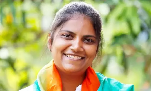 മഹിളാ കോൺഗ്രസ് അധ്യക്ഷ ജെബി മേത്തർ യുഡിഎഫ് രാജ്യസഭാ സ്ഥാനാർഥി