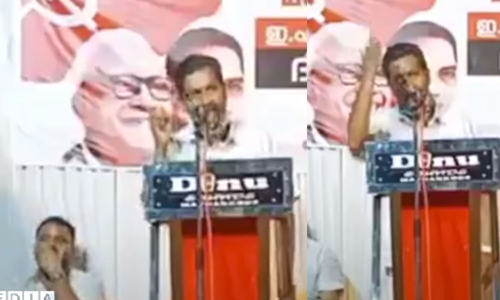 കേരളത്തിൽ ഇപ്പൊ ഒരു ഇമാമുണ്ട്; ശൈഖുൽ മശായിഖ് പിണറായി വിജയൻ- വൈറലായി സി.പി.എം നേതാവിന്റെ പ്രസംഗം