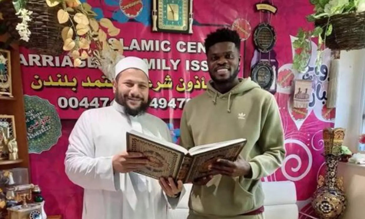 ആഴ്‌സനൽ മിഡ്ഫീൽഡർ തോമസ് പാർട്ടി ഇസ്‌ലാം സ്വീകരിച്ചു