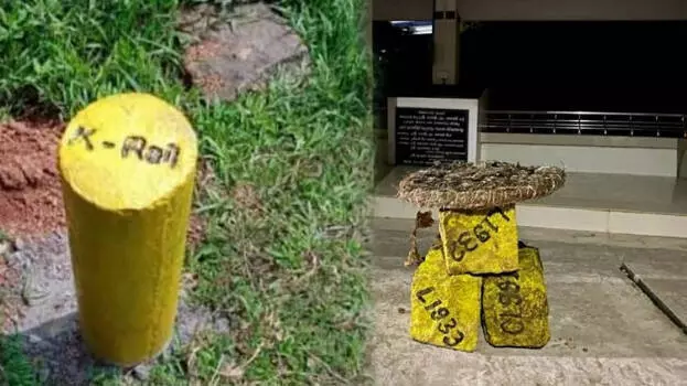 മാ‍ര്‍ക്കിങ് മാത്രം മതി, കല്ലിടല്‍ നിര്‍ബന്ധമില്ല; കെ റെയിലില്‍ സര്‍ക്കാര്‍ വാദം പൊളിയുന്നു