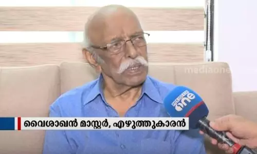 കെ-റെയിൽ കേരളത്തിന് ആവശ്യമാണെന്ന് വൈശാഖൻ മാസ്റ്റർ കെ-റെയിൽ കേരളത്തിന് ആവശ്യമാണെന്ന് വൈശാഖൻ മാസ്റ്റർ
